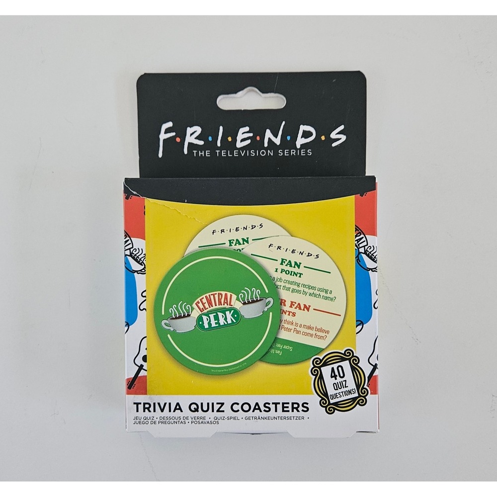 Friends Television Series Trivia Quiz Coasters 20 Coasters TV Show